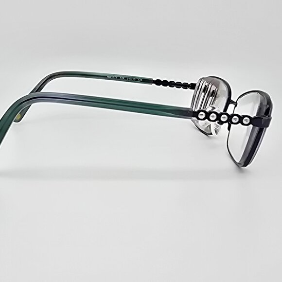 *SOLD* Nine West NW1079 434 Navy Blue Pearl Eyeglasses Frame w/ Flexhinge 54mm - Picture 6 of 15